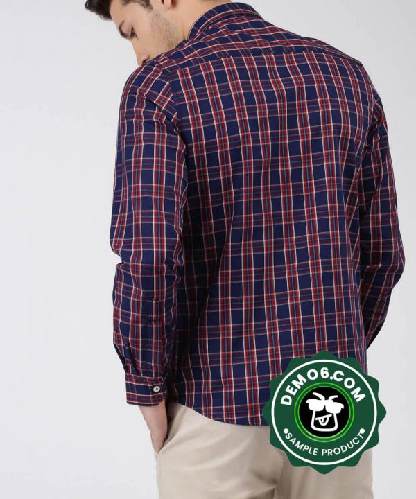Wrinkle Free Slim Fit Checks Shirt #2